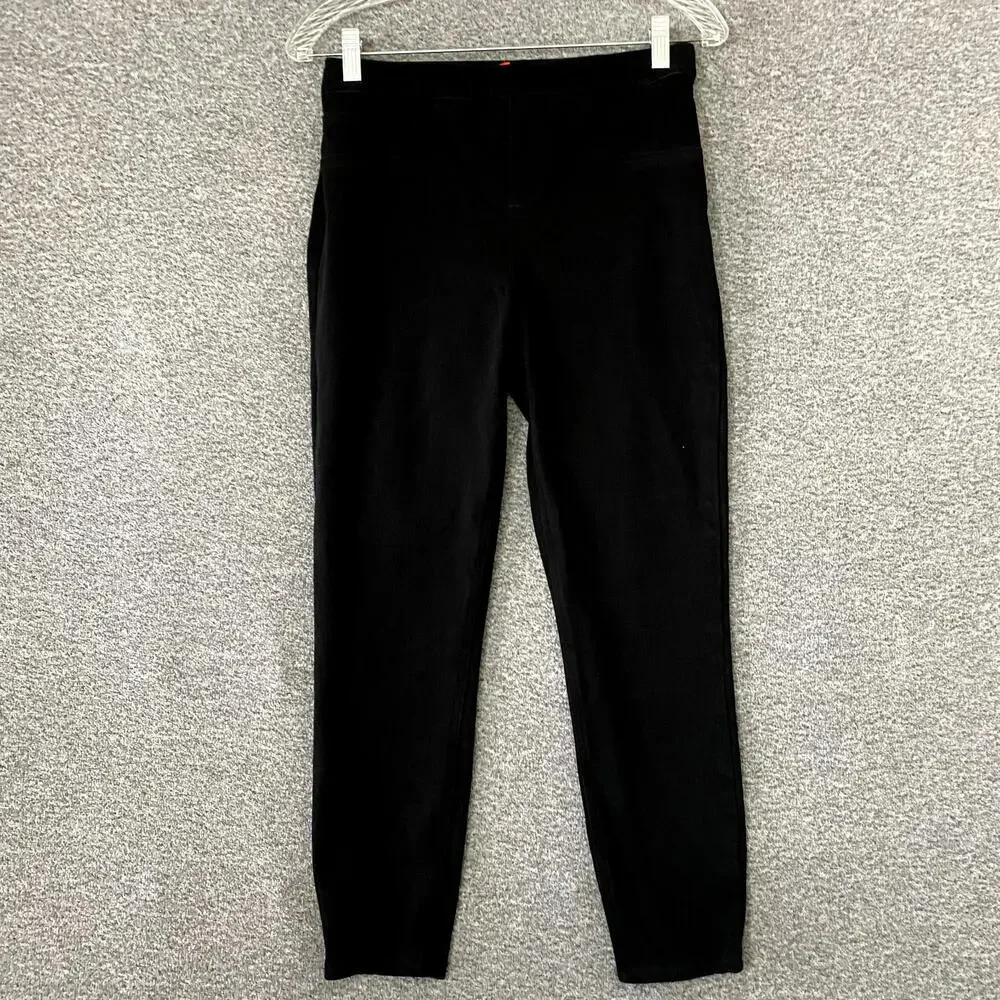 Spanx Women’s Size Small High Waisted Black Jean-Ish Legging Skinny Pant